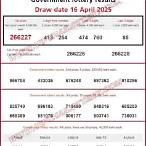 lottery results today thailand